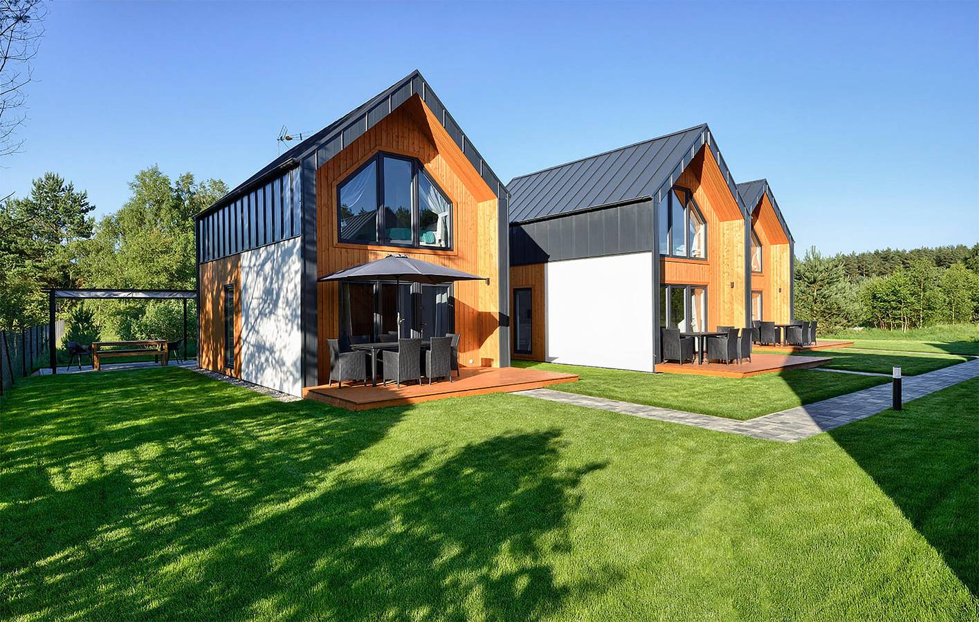 Ferienhaus für 4 Personen mit Terrasse in Krokowa