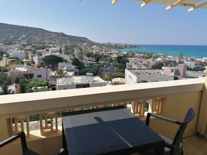 Appartement voor 4 personen, met balkon en zwembad in Chersonissos