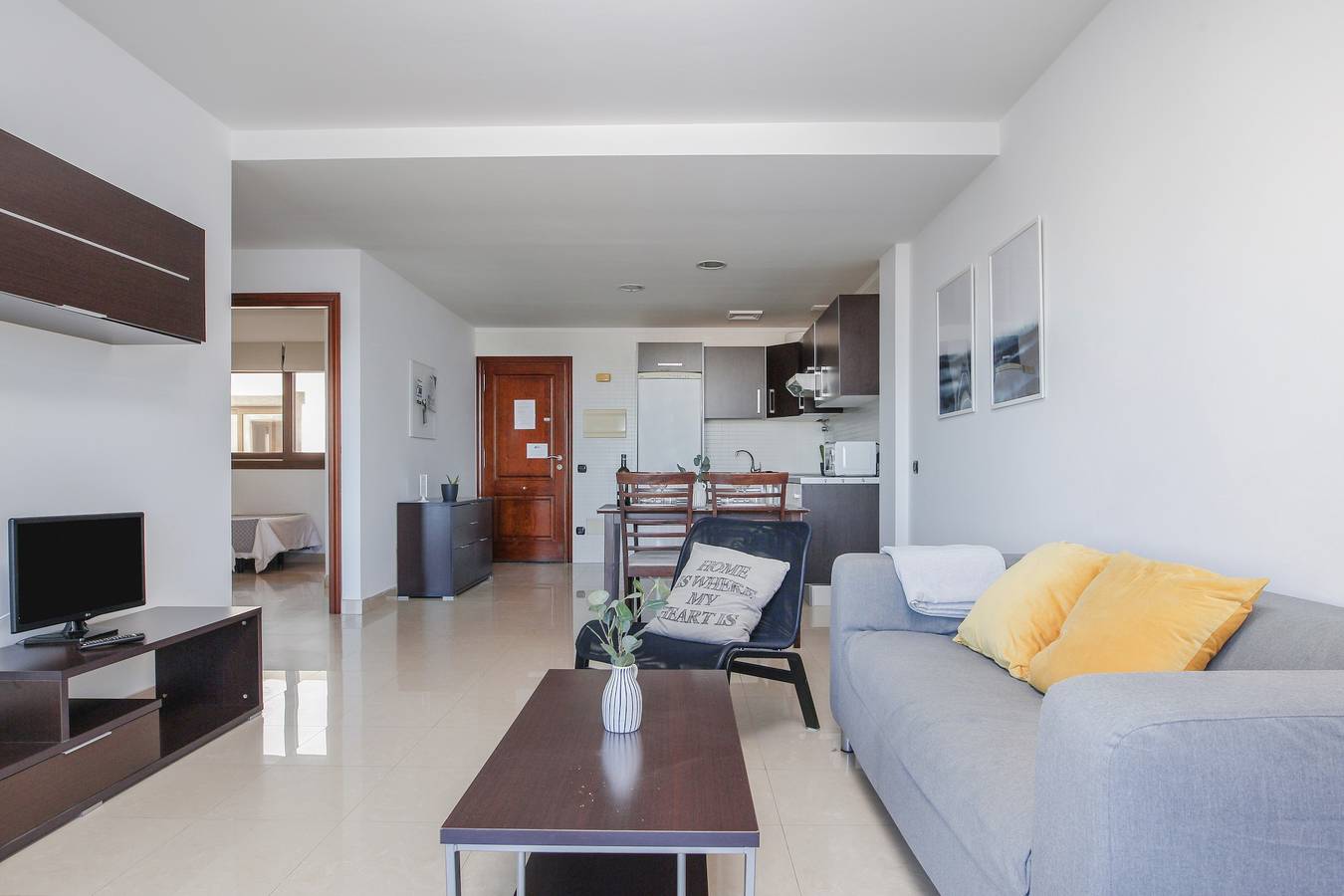 Geheel appartement, Mooi Appartement "2 dormitorios Vista Mar" met Uitzicht op Zee, Wi-Fi, Terras & Gedeeld Zwembad in Piedra Playa, La Oliva