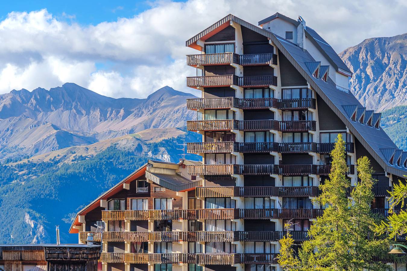 Ganze Wohnung, Appartement 'Chaleureux 4 Couchages' mit Bergblick, privater Terrasse und Wlan in Pra-Loup, Uvernet-Fours