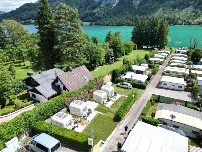 Zelt für 2 Personen, mit Ausblick und Seeblick in Unterach am Attersee - 2