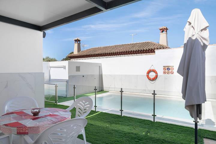 Ferienhaus 'Casas Las Arenas 1' mit privatem Salzwasserpool, WLAN und Klimaanlage in Conil de la Frontera, Costa de la Luz