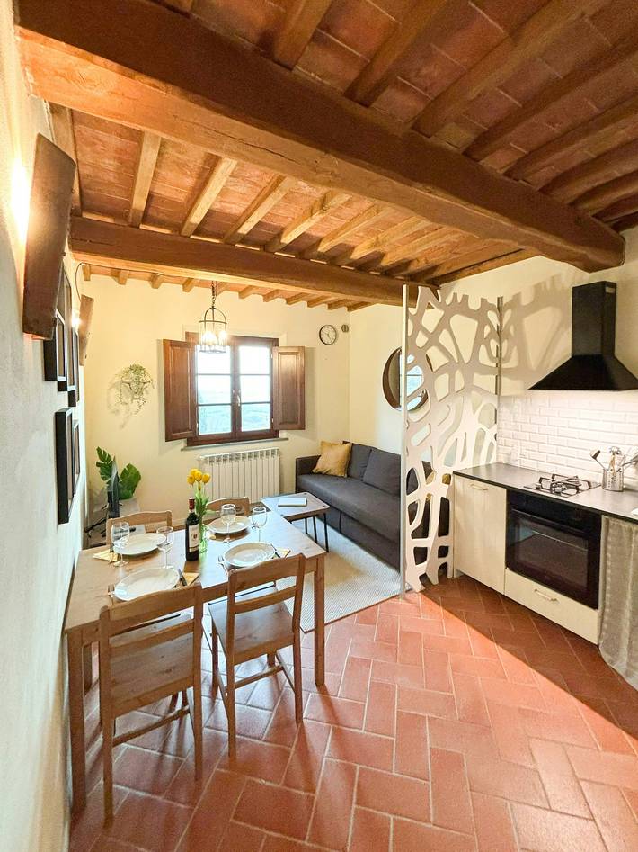 Appartamento intero, Appartamento toscano con vista mozzafiato a Iano in Montaione, Firenze province