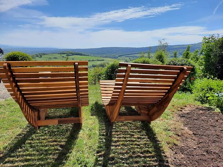 Ferienwohnung für 8 Personen, mit Balkon und Balkon/Terrasse sowie Terrasse an der Rhön - 2