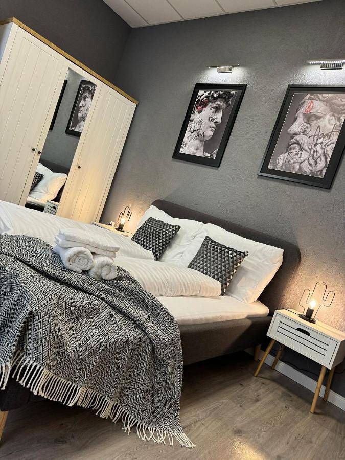 Appartement de vacances pour 3 personnes, avec vue et jardin