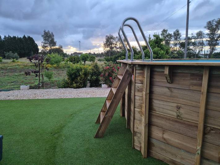 Gîte pour 8 personnes, avec jardin ainsi que vue et piscine, animaux acceptés dans Santo Estevão - 4