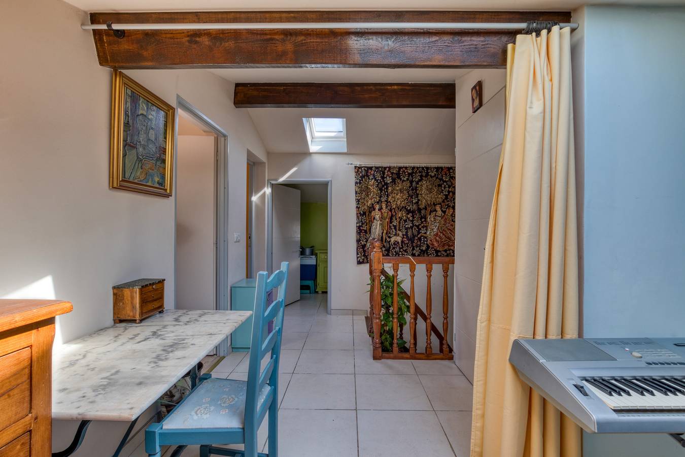 Chambre d'hôtes 'Cantegrel 1er Étage de 1 à 5' avec Terrasse Partagée, Jardin Partagé et Wi-Fi in Lunel-Viel, Côte d'Améthyste