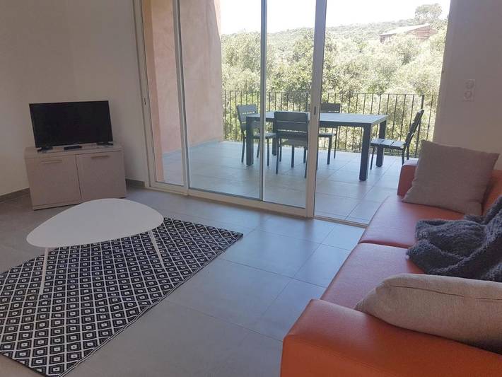 Gîte pour 5 personnes, avec terrasse et vue, animaux acceptés dans Plage de Tenutella - 3