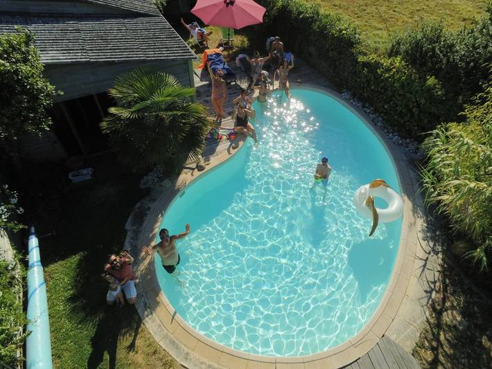 Villa pour 10 personnes, avec jardin ainsi que piscine et terrasse, animaux acceptés en Loire-Atlantique