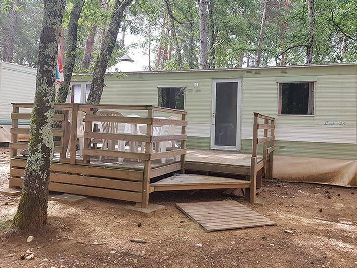 Mobil home pour 4 personnes, avec bassin pour enfant à Vagnas - 2