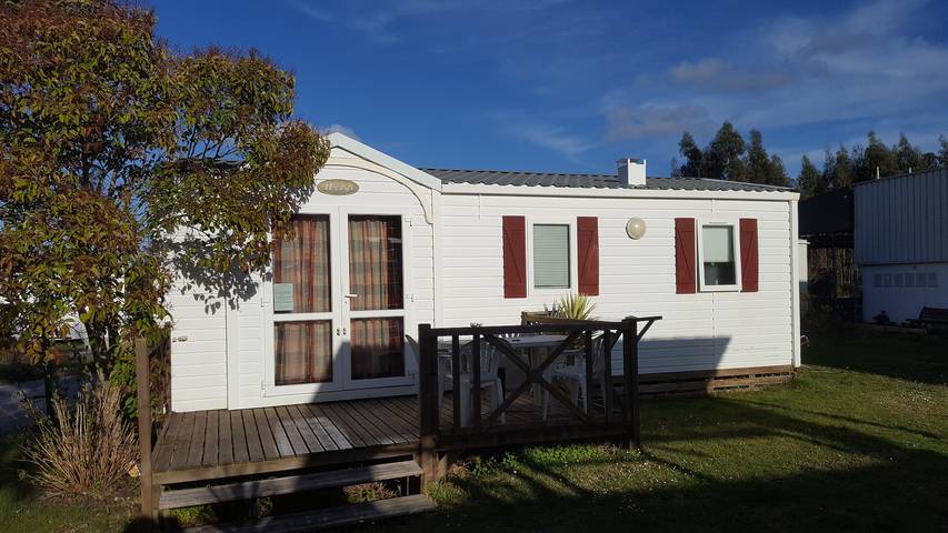 Bungalow para 5 pessoas, com Terraço e Jardim e ainda Vista em Leiria distrito
