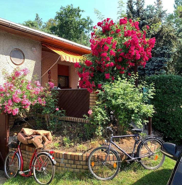 Ferienhaus für 6 Personen, mit Terrasse und Garten sowie Ausblick