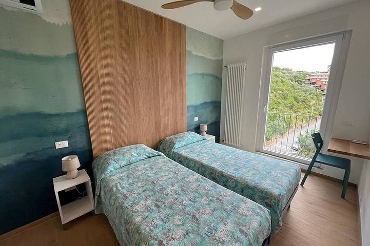 Entire apartment, CaseMaggi Poets Bay Terrace with stunning views, perfect for families & friends in Spiaggia dell'Olivo, Porto Venere Municipality