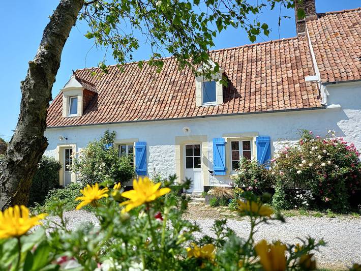 Gîte pour 7 personnes, avec terrasse et jardin à Pittefaux