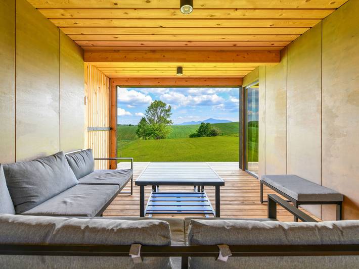 Ferienhaus für 4 Personen, mit Terrasse und Ausblick sowie Garten - 1