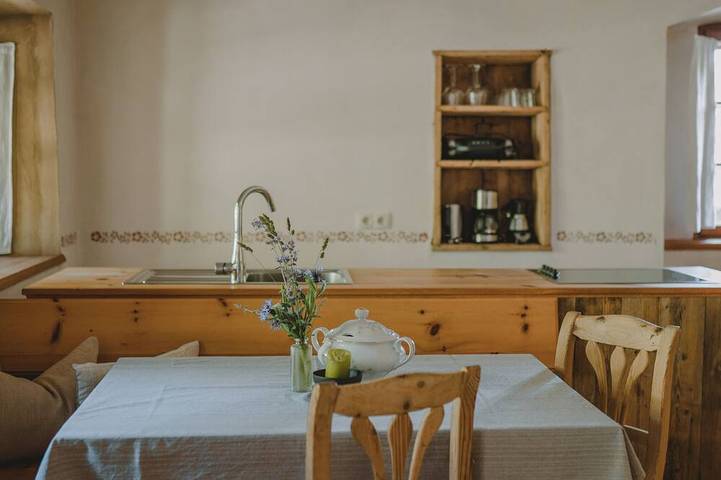 Ferienwohnung für 4 Personen, mit Sauna und Garten in Tisens