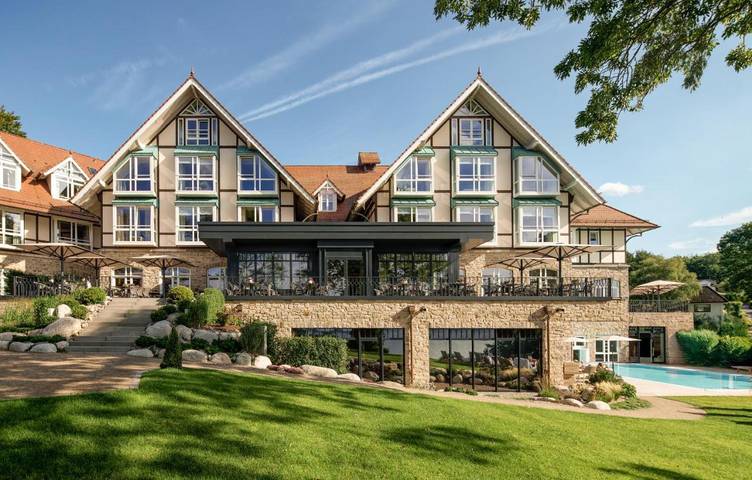 Hotel für 2 Personen, mit Terrasse und Garten sowie Pool und Sauna in Meierwik