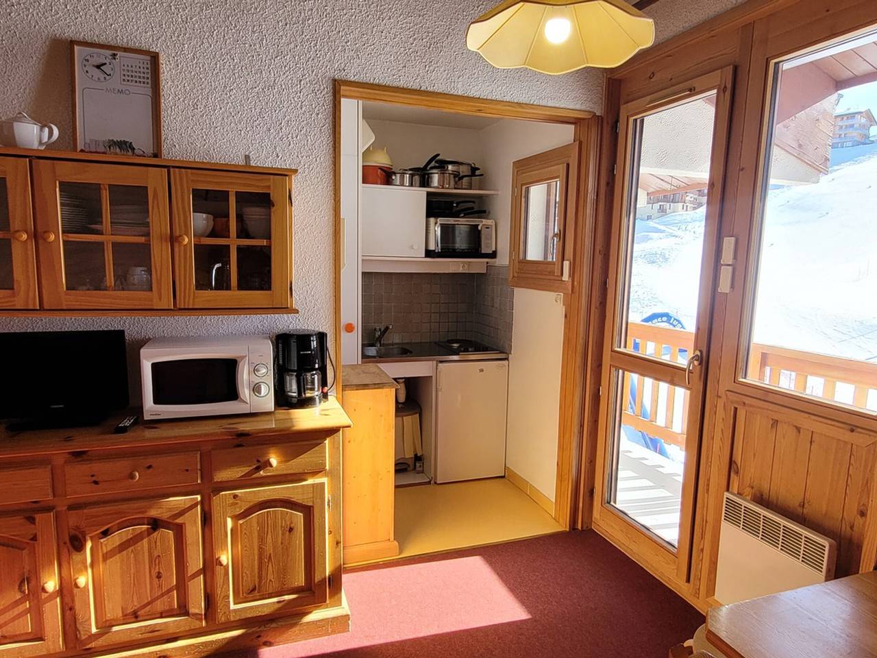 Ganzes Studio, Funktionales Studio für 4 · An der Skipiste in Plagne Villages, La Plagne-Tarentaise