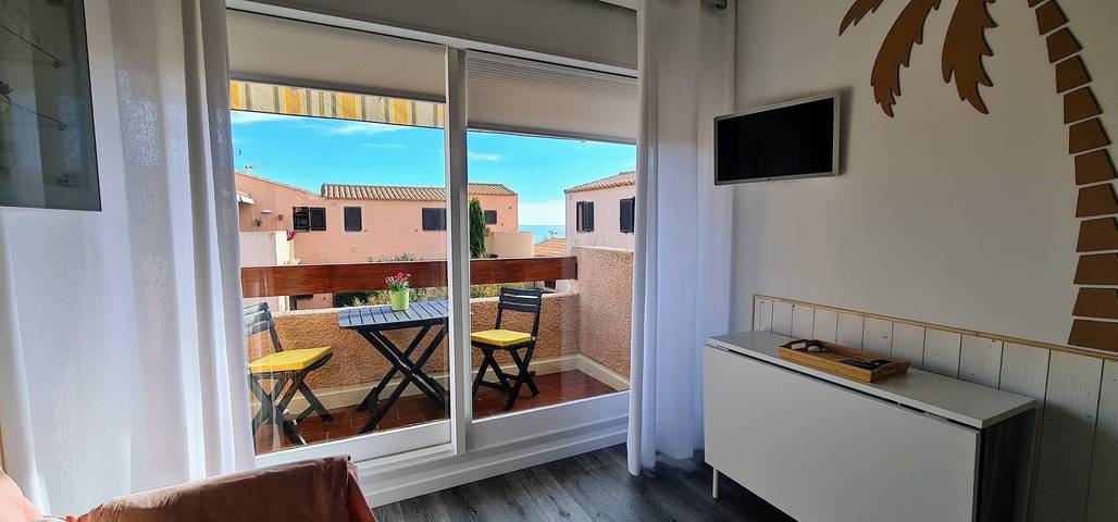 Appartement de vacances pour 2 personnes, avec piscine et balcon