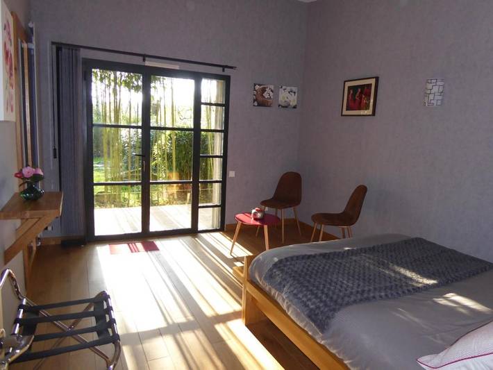 Gîte pour 2 personnes, avec Terrasse ainsi que Jardin et Vue à La Gaubretière