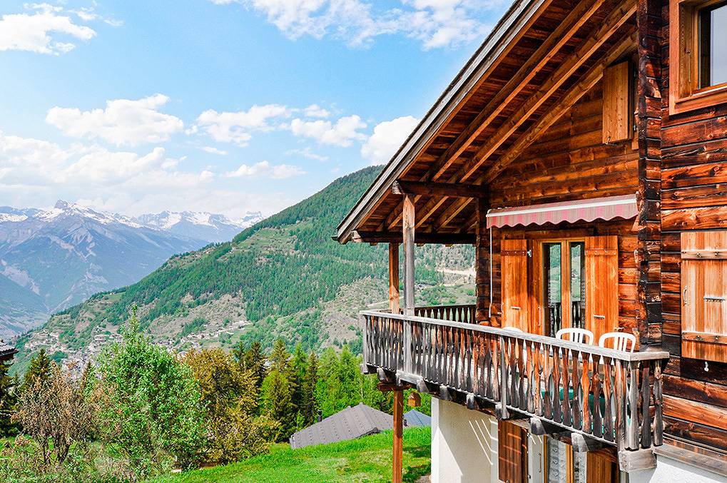 Casa de vacaciones para 6 personas con vistas in La Tzoumaz, Riddes