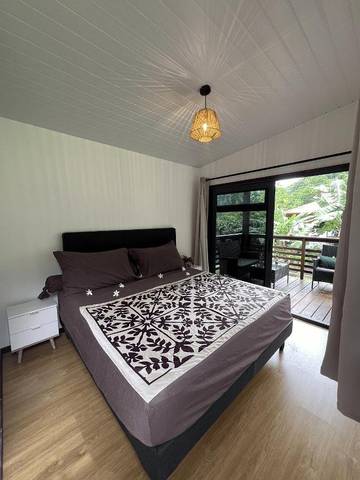 Maison d’hôte pour 2 personnes, avec jardin ainsi que balcon et vue dans Polynésie française