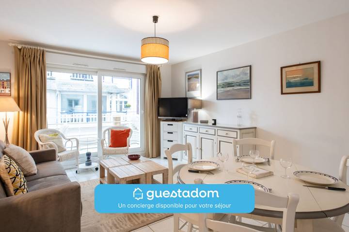 Location de vacances pour 4 personnes, avec balcon au Touquet-Paris-Plage