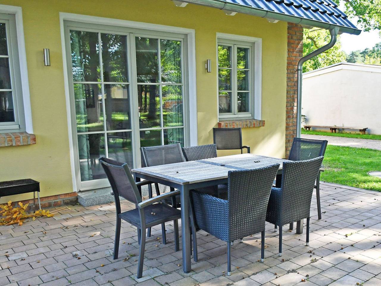 Ganze Ferienwohnung, Großes Baaber Ferienhaus mit Sauna und Kamin (R) - großes Baaber Ferienhaus mit Sauna und Terrasse in Baabe, Rügen