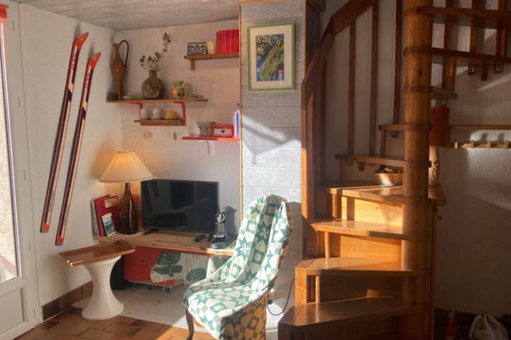 Ganze Wohnung, Ferienwohnung für 4 Personen mit Balkon in Le Monêtier-les-Bains, Serre Chevalier