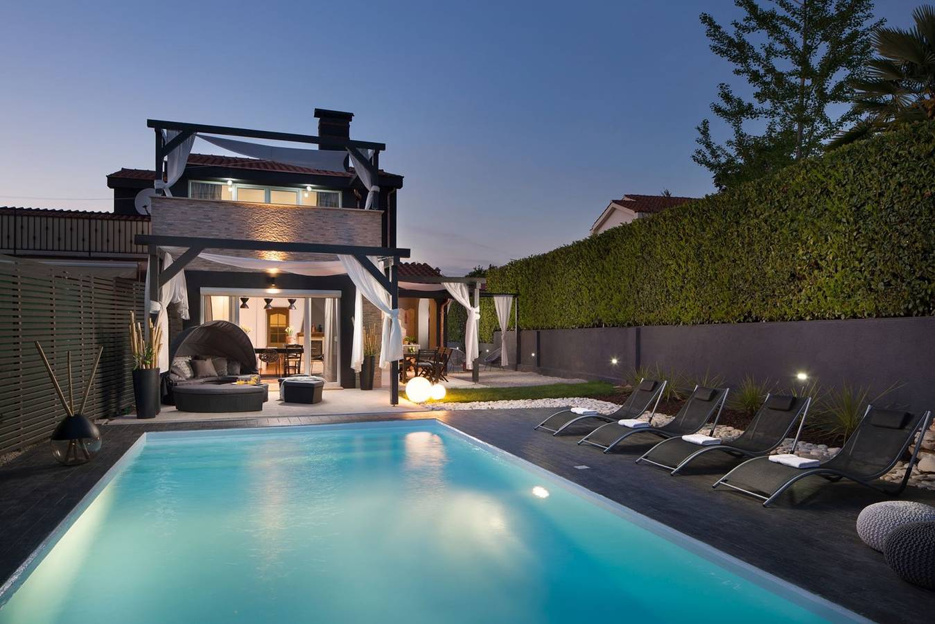Villa Evita – wunderschöne Villa mit privatem Pool in der Nähe von Poreč in Kukci, Porec und Umgebung