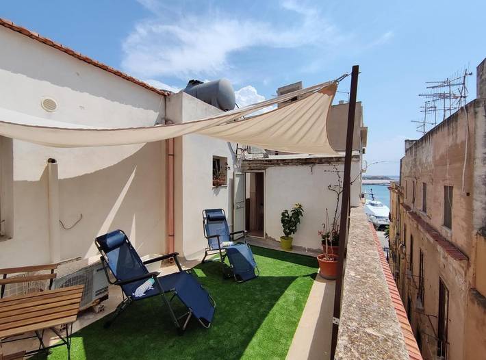 Dom dla 6 osób, z balkon i widok w Trapani