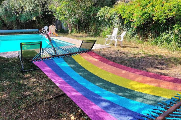 Chambre d’hôte pour 4 personnes, avec piscine