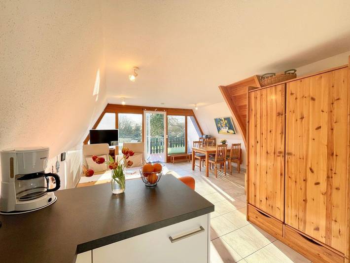 Ferienhaus für 4 Personen, mit Terrasse und Garten