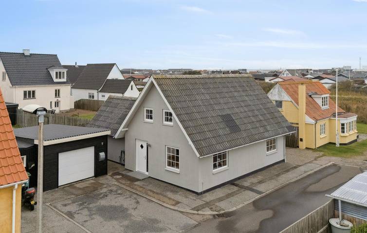 Ferienhaus für 4 Personen mit Terrasse in Thyborøn, Limfjord in Nordjütland