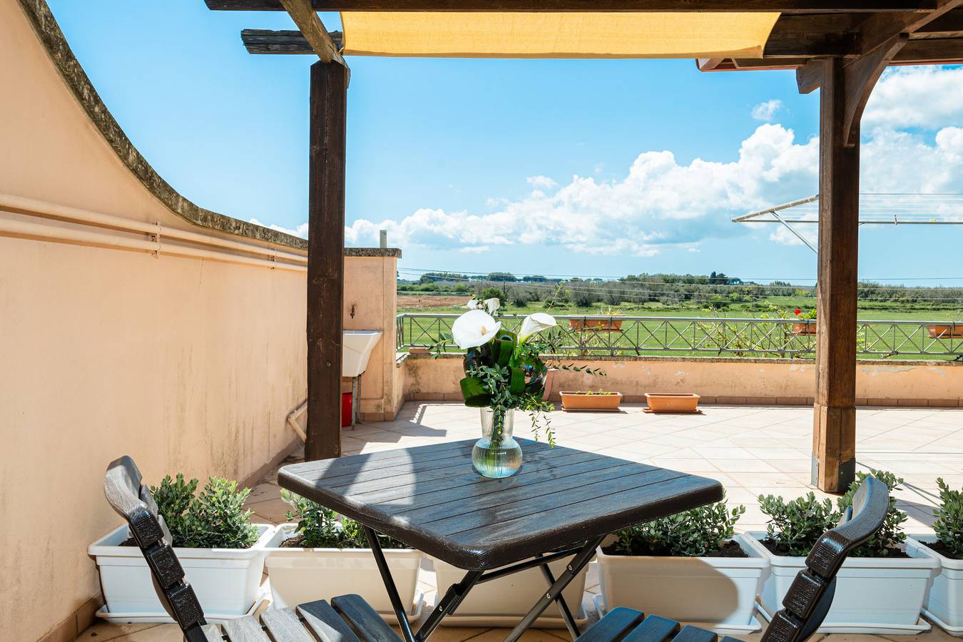 Zimmer 'Angeli Nel Salento - Stanza 5' mit privater Terrasse, Wlan und Klimaanlage in Cocumola, Minervino di Lecce