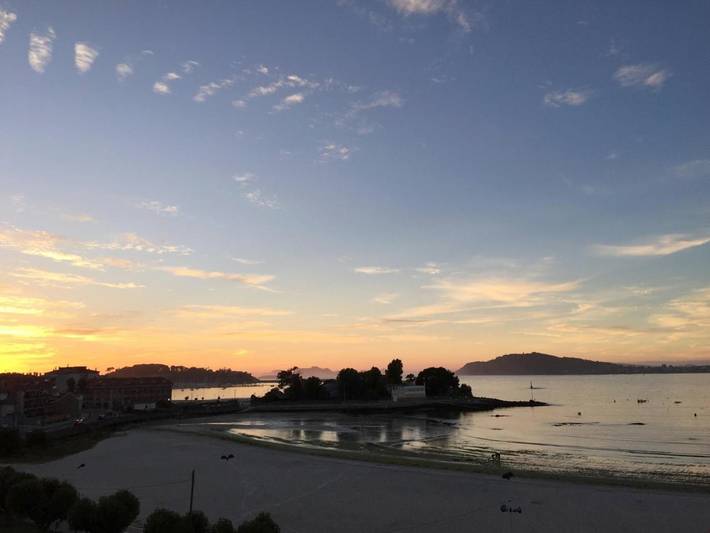Casa de férias para 4 pessoas, com jardim e vista em Baiona (Galiza)