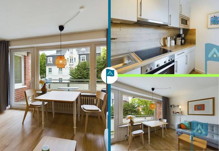 Ferienwohnung für 2 Personen, mit Balkon - 1