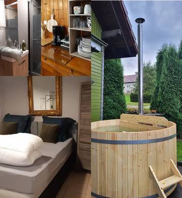 Chalet pour 2 personnes, avec jardin ainsi que jacuzzi et terrasse, animaux acceptés dans le Doubs