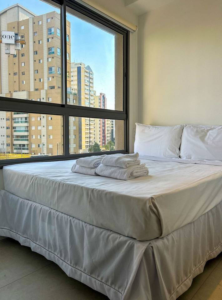 Apartamento de vacaciones para 2 personas, con jardín en São Paulo
