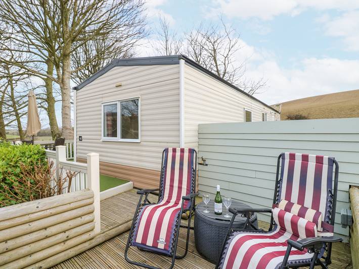 Caravan for 4 people, with Garden on the Isle of Wight