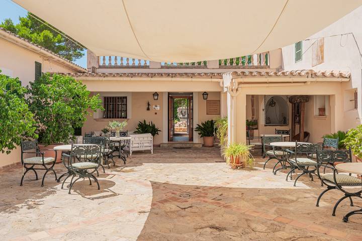 Agroturismo „Els Marsals“ mit Pool, Wlan, Klimaanlage, Balkon, Terrasse und Garten in Llucmajor, Mallorcas Küste