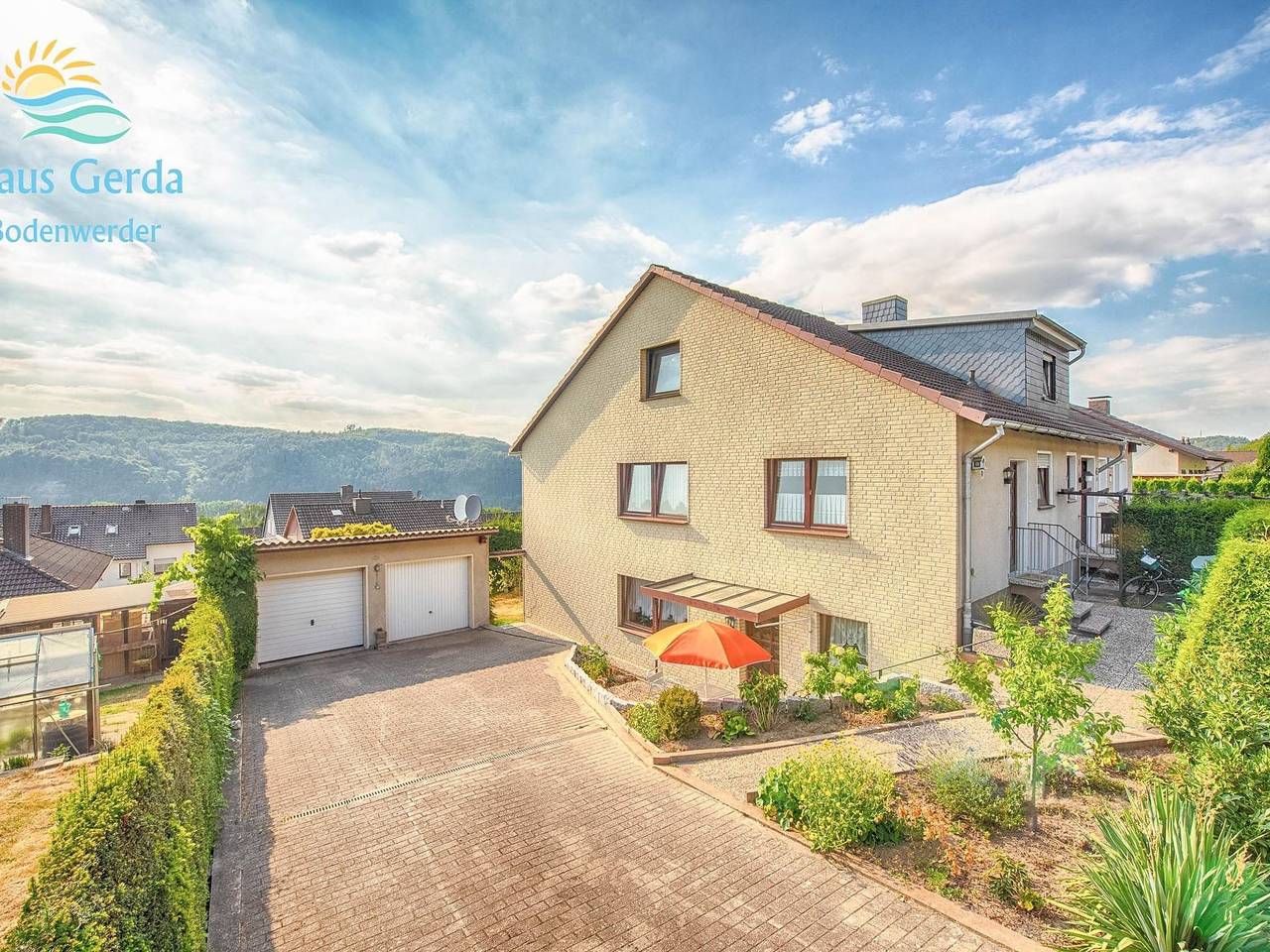 Ganze Wohnung, Große Wohnung in Bodenwerder mit Garten, Terrasse und gemeinsamem Pool in Bodenwerder, Landkreis Holzminden