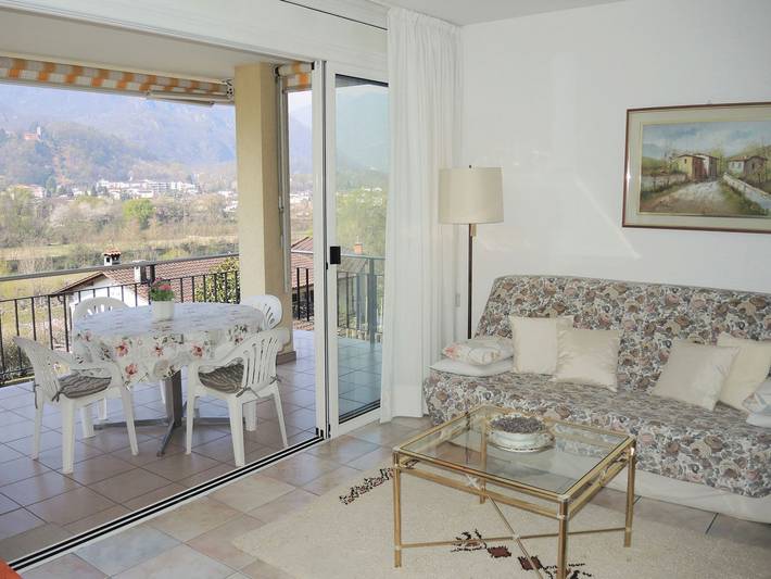 Ferienwohnung für 4 Personen, mit Terrasse und Garten sowie Ausblick in Locarno - 2