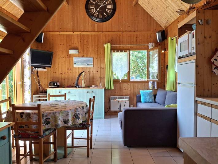 Chalet pour 6 personnes, avec jardin dans le Calvados - 2