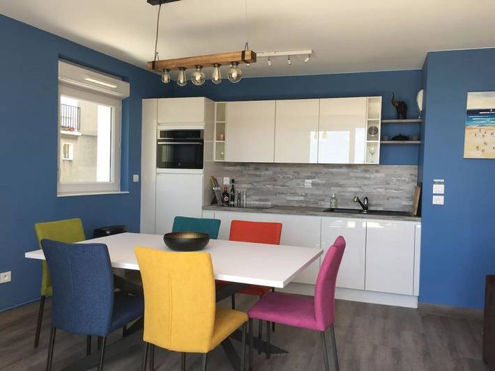 Gîte pour 6 personnes, avec terrasse et vue dans Nausicaá Centre National de la Mer - 4