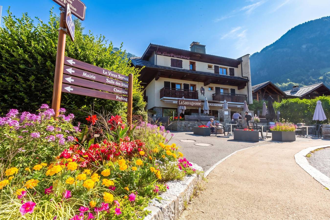 Ganze Wohnung, Apt La Sauvageonne in Servoz Balcony & Mountain views in Servoz, Region Bonneville