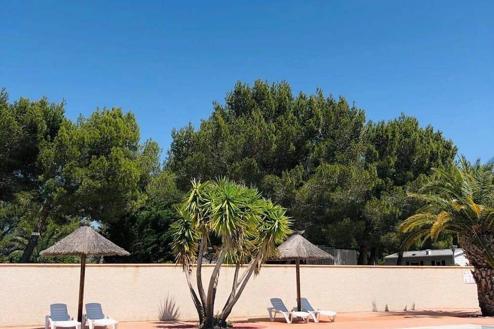 Zecamping 3 étoiles piscine chauffée mobil-home 25m2 4 pers in Sigean, Mittelmeerküste (Frankreich)