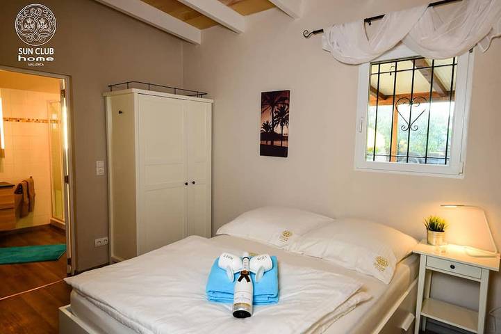 Luxusfinca Sun Club home - Mallorca, Glas-Pool, BBQ, Ruheoase, free WIFI in Llucmajor, Mallorca Süden