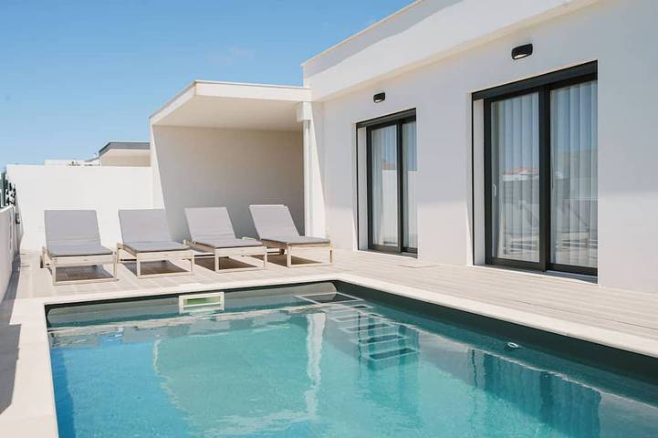 Ferienhaus für 6 Personen, mit Garten in Santa Bárbara