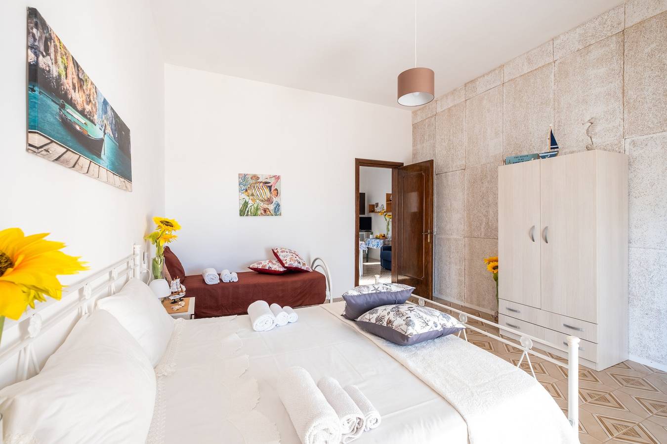 Casa de vacaciones 'Blue Coral' con vistas al mar, Wi-Fi y aire acondicionado in Porto Cesareo, Golfo de Tarento